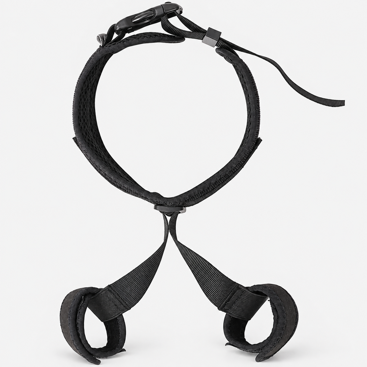 French Bulldog Hip Support Harness — Black studio photo