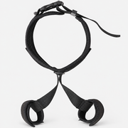 French Bulldog Hip Support Harness — Black studio photo