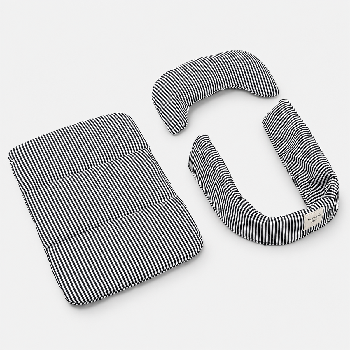 French Bulldog Stroller Cushion Set — Black product photo