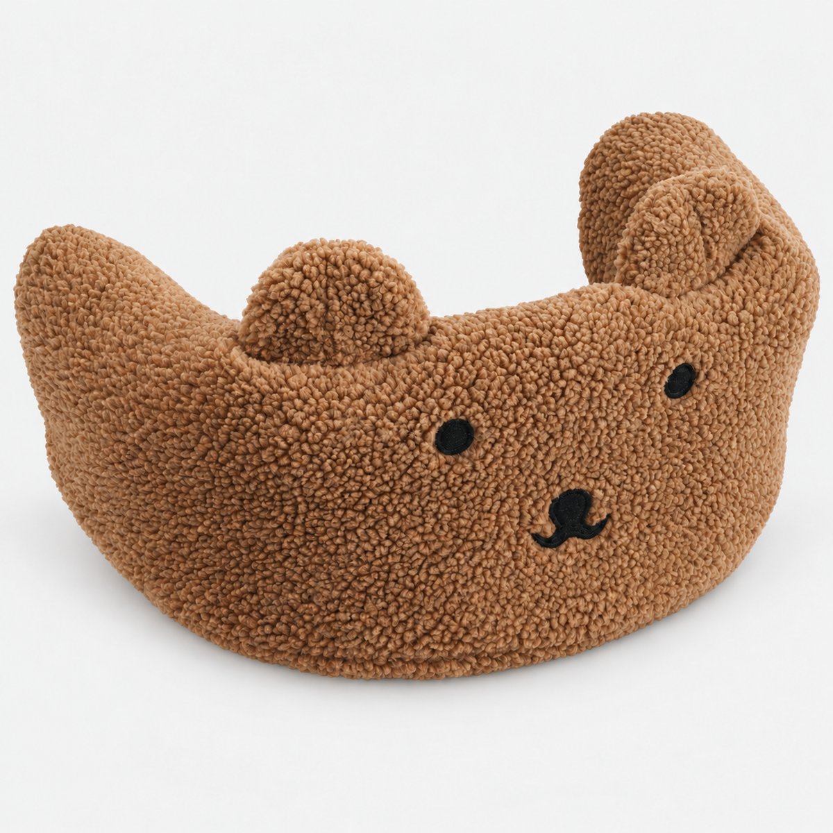 French Bulldog Stroller Fleece Liner & Cushion Covers — Brown Bear Surround Pad product photo