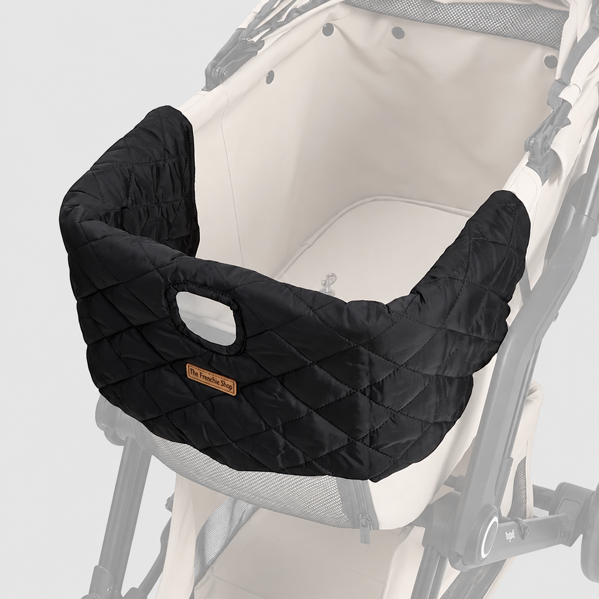 French Bulldog Stroller Insulated Cover — Black product photo