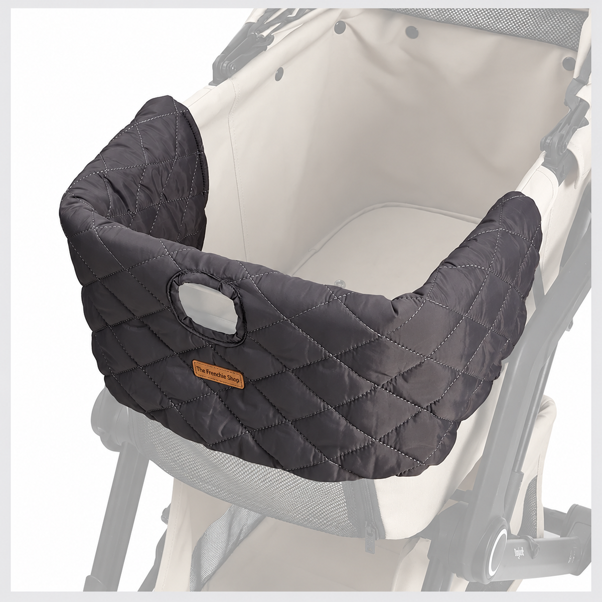 French Bulldog Stroller Insulated Cover — Grey product photo
