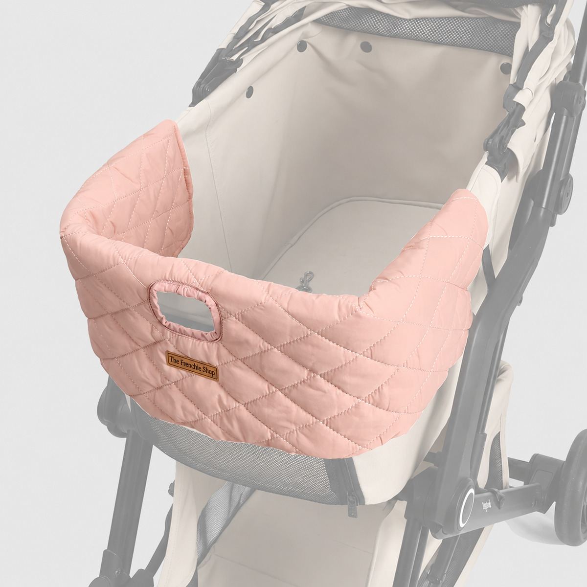 French Bulldog Stroller Insulated Cover — Pink product photo