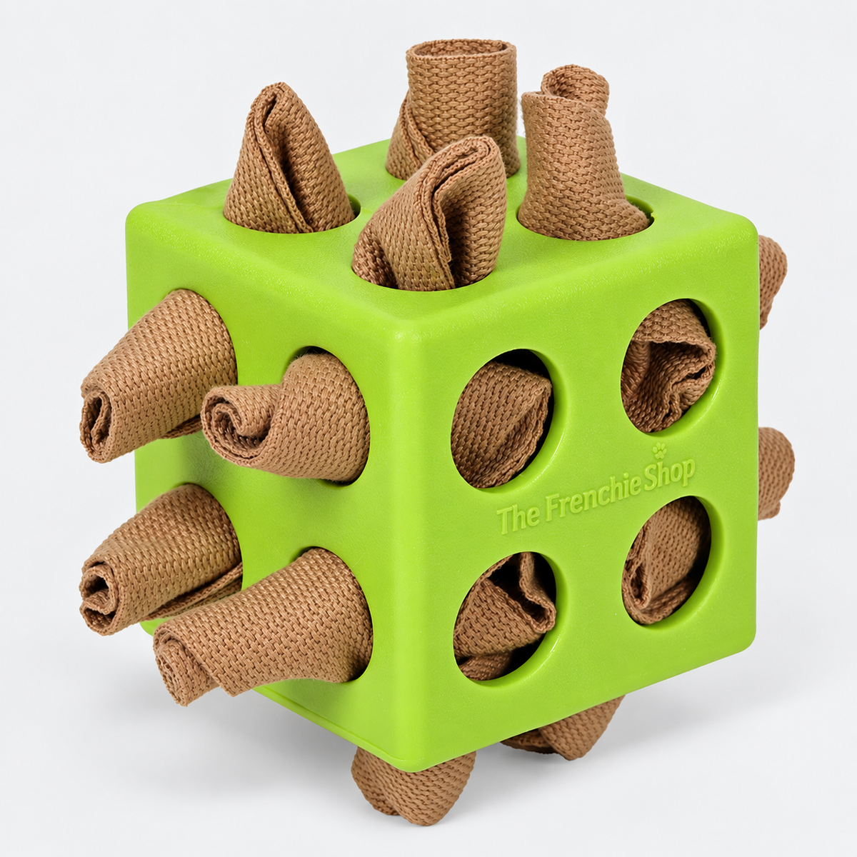 French Bulldog Treat Puzzle Balls & Snuffle Toys — Green – Option 3 product photo