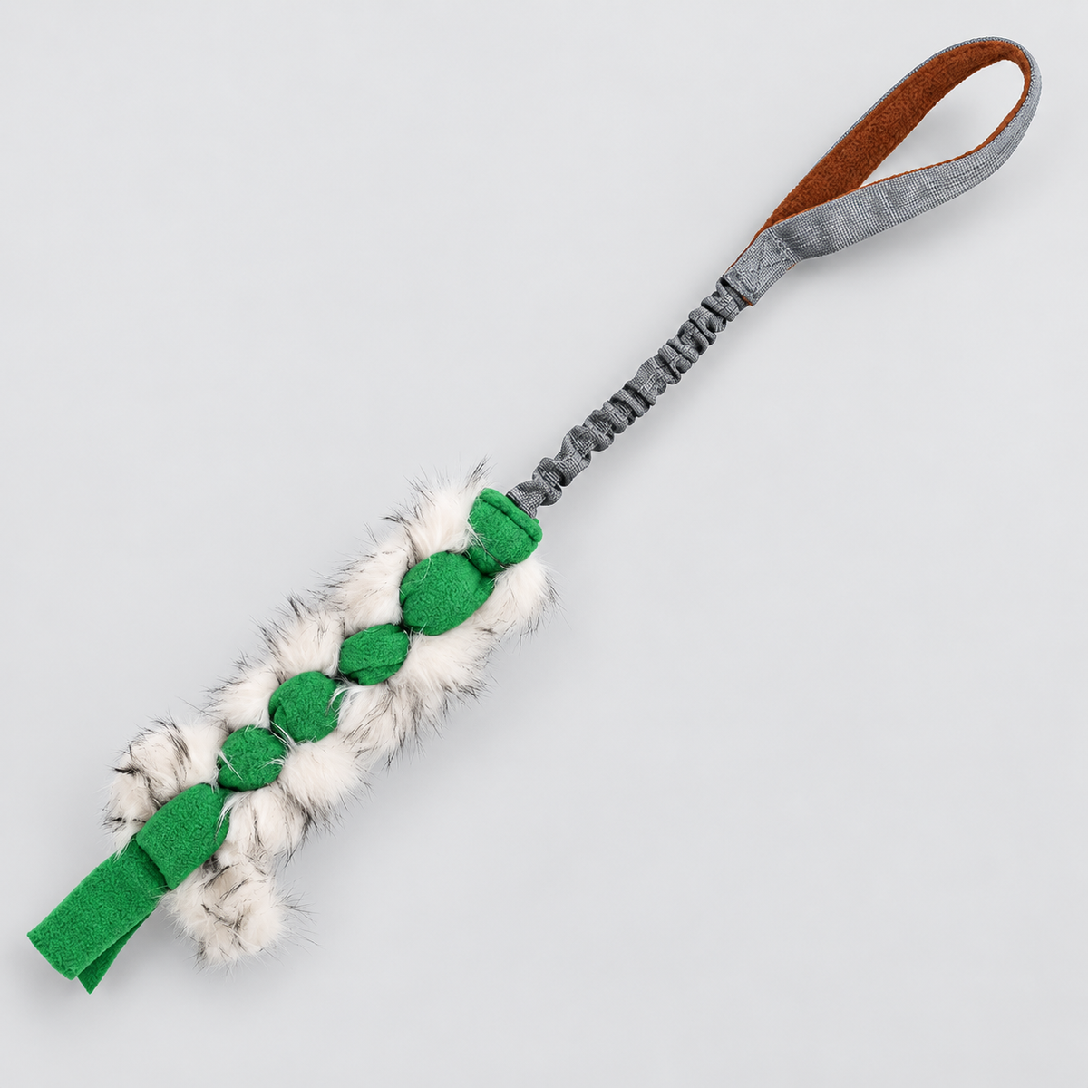 French Bulldog Tug & Squeaky Play Toys — Green product photo