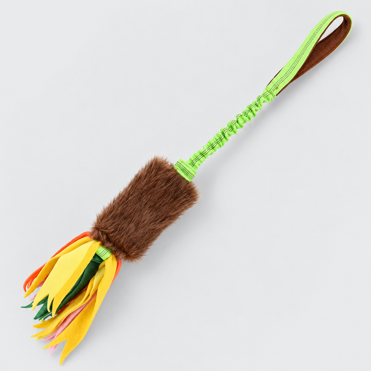 French Bulldog Tug & Squeaky Play Toys — Orange product photo