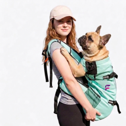 French Bulldog Fully Ventilated Carrier Backpack | Frenchie Outdoor Carrier