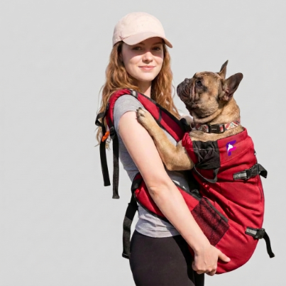 French Bulldog Fully Ventilated Carrier Backpack | Frenchie Outdoor Carrier