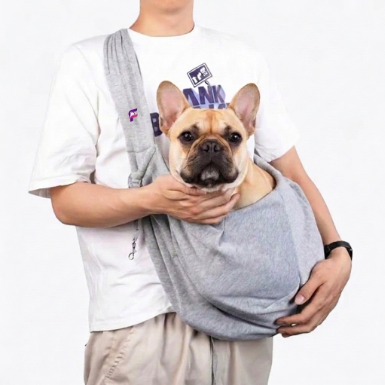 French Bulldog Sling Carrier Bag | Soft Frenchie Sling Bag
