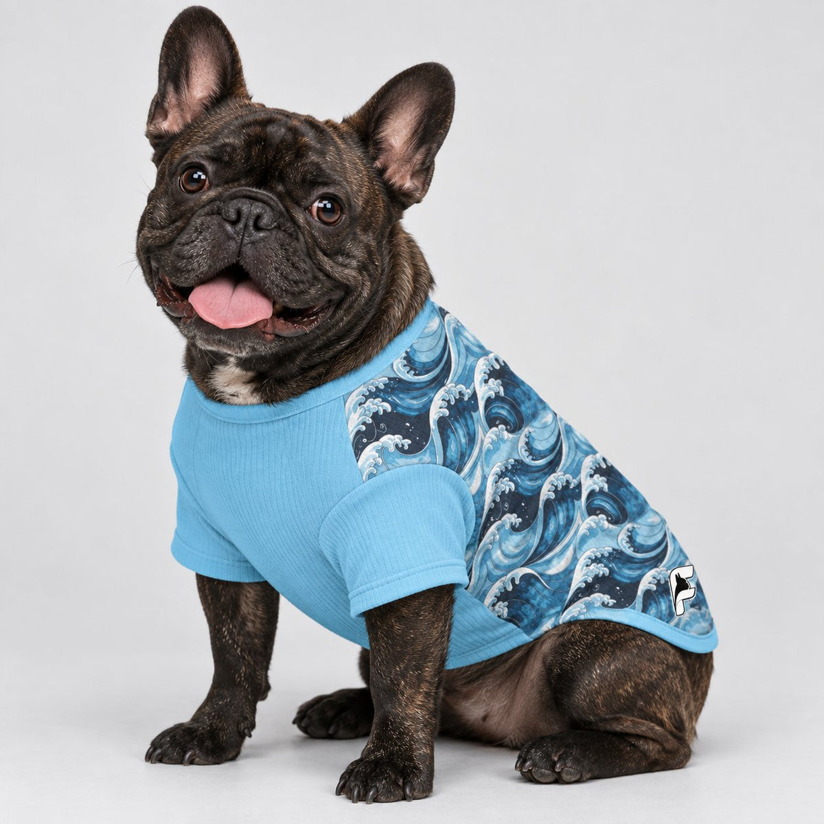 French Bulldog wool sweater, a custom print knit for dog lovers