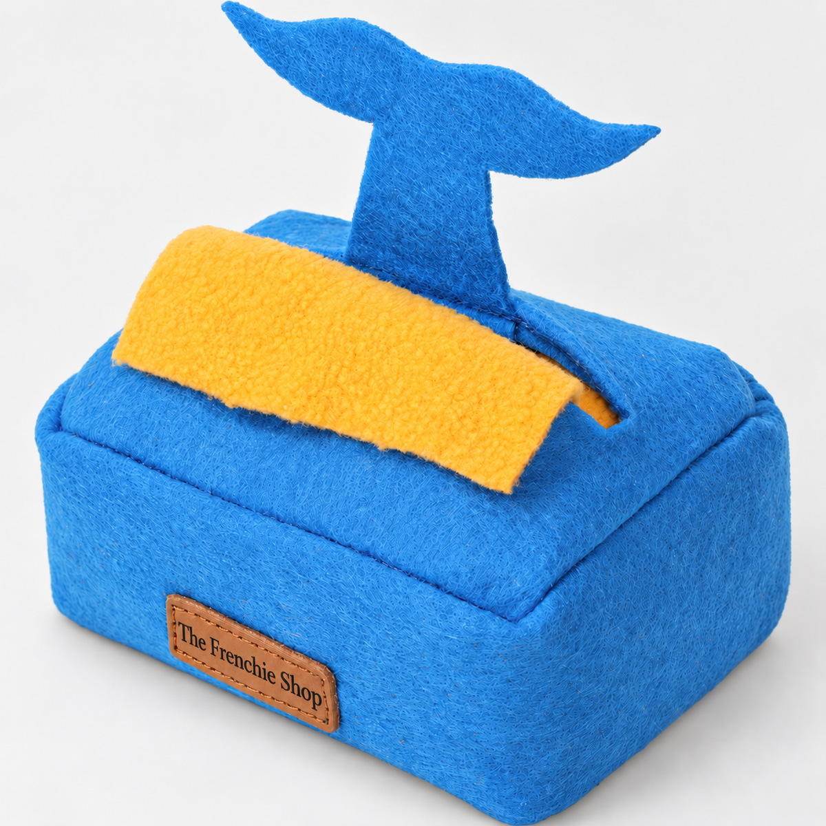 Egg & Animal French Bulldog Treat Puzzle Toys — Blue Dolphin product photo