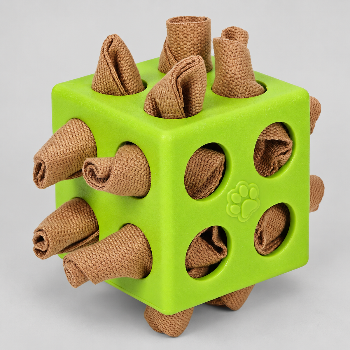Egg & Animal French Bulldog Treat Puzzle Toys — Green Cube studio photo
