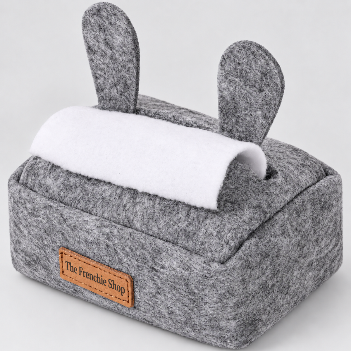 Egg & Animal French Bulldog Treat Puzzle Toys — Grey Rabbit product photo