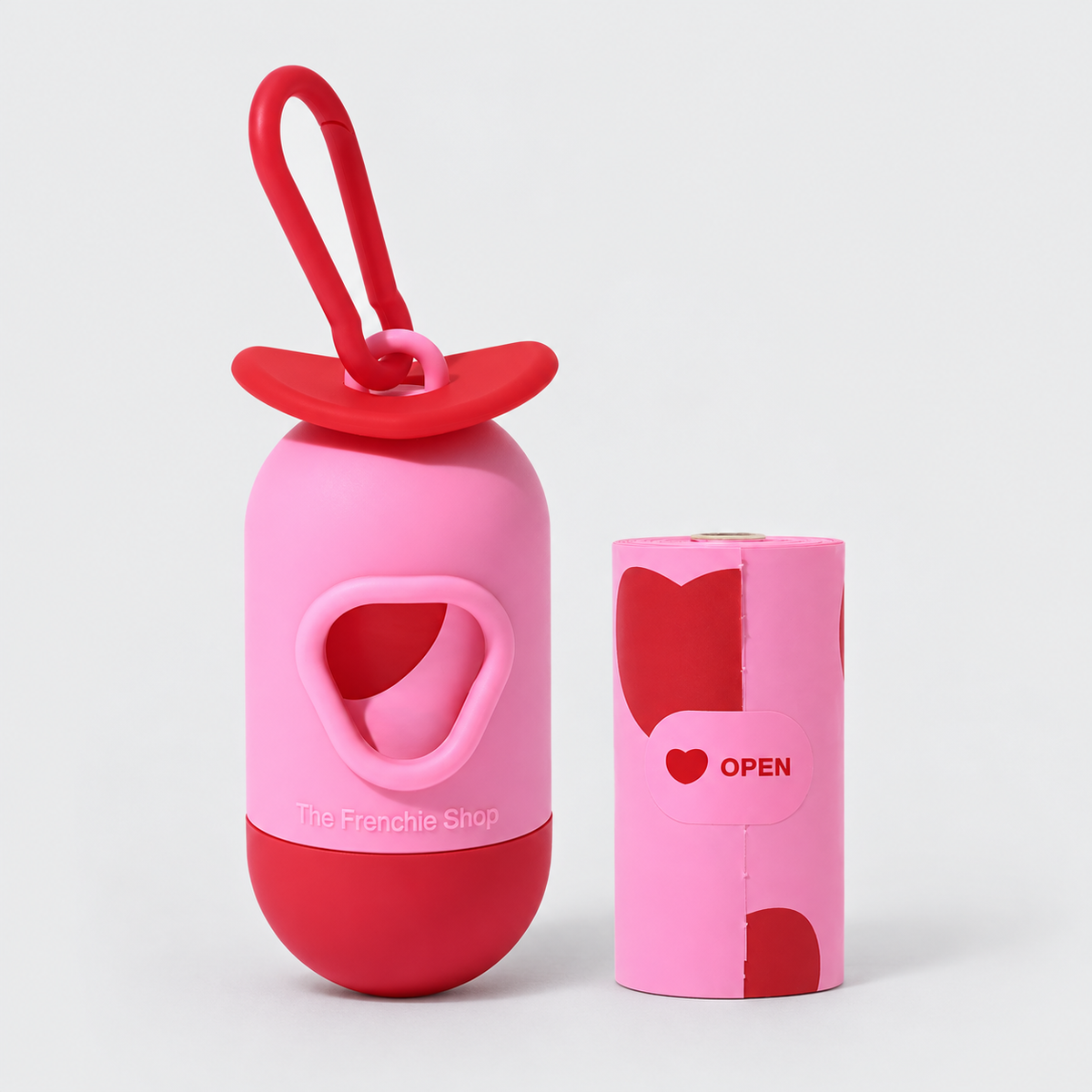 Sweetheart French Bulldog Poop Bag Dispenser — sweetheart