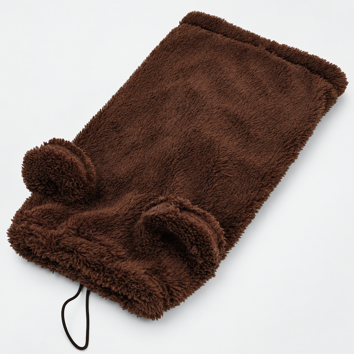 Fleece Sighthound Hood & Neck Warmer — Brown Bear product photo