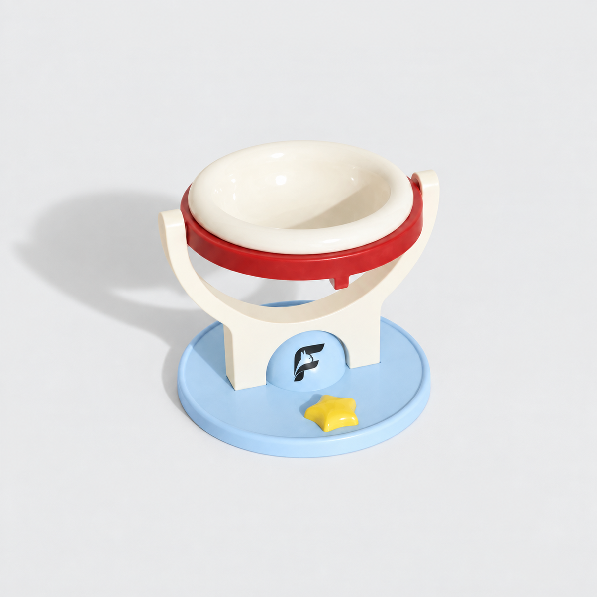 French Bulldog Elevated Bowl - Wall-Mounted & Freestanding