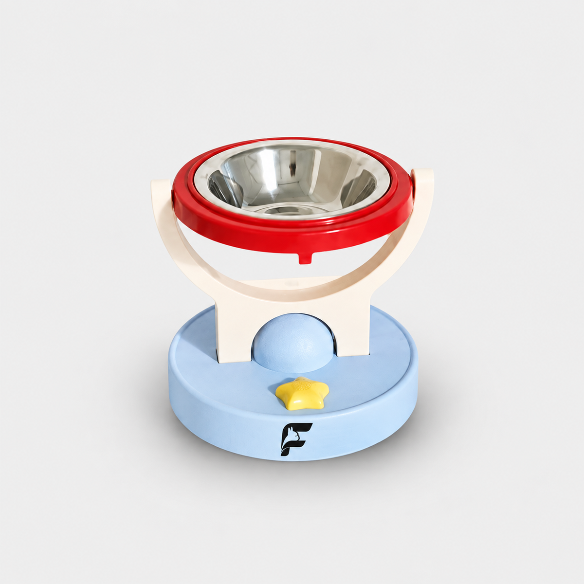 French Bulldog Elevated Bowl - Wall-Mounted & Freestanding