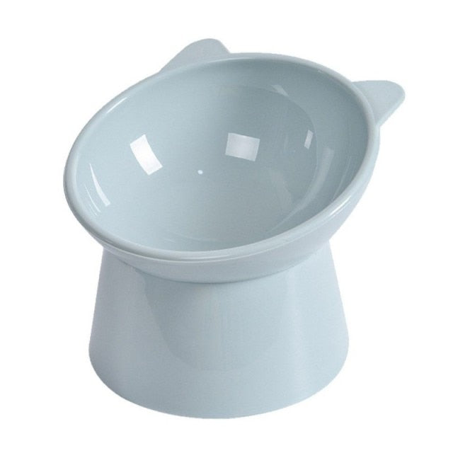 French Bulldog Tilted Elevated Food Bowl - Pastel Colors product detail