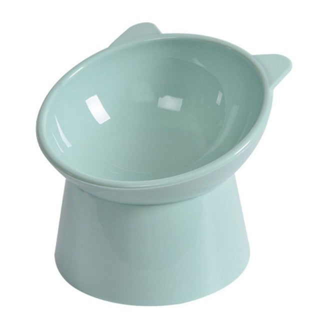 French Bulldog Tilted Elevated Food Bowl - Pastel Colors product detail