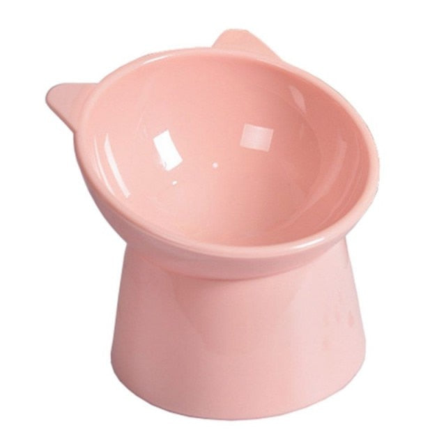 French Bulldog Tilted Elevated Food Bowl - Pastel Colors product detail
