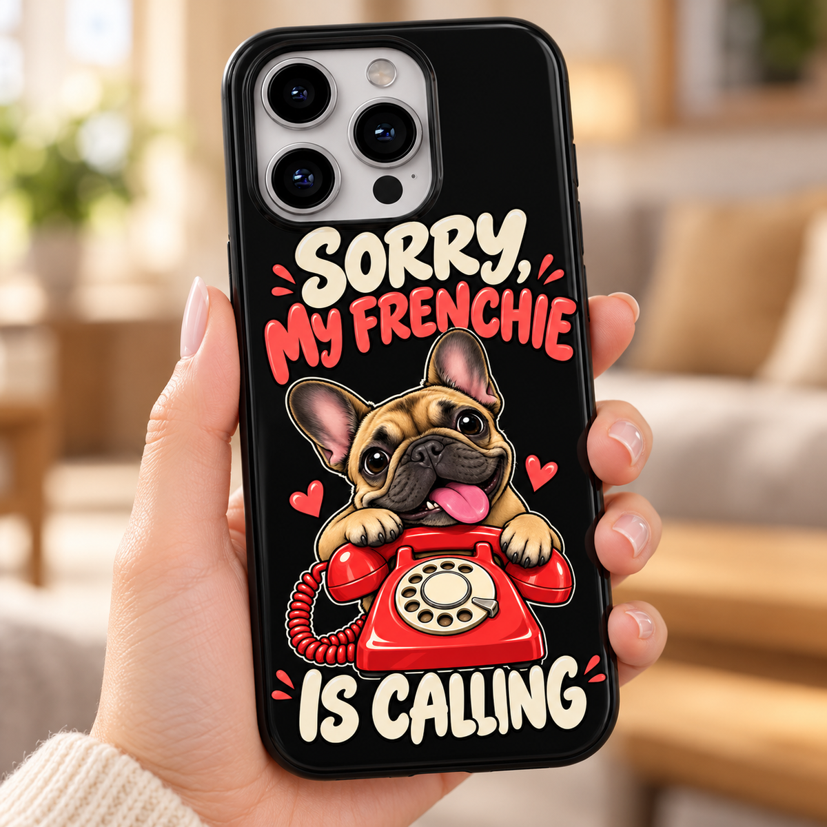Approved main image: My Frenchie Is Calling Tough Phone Case