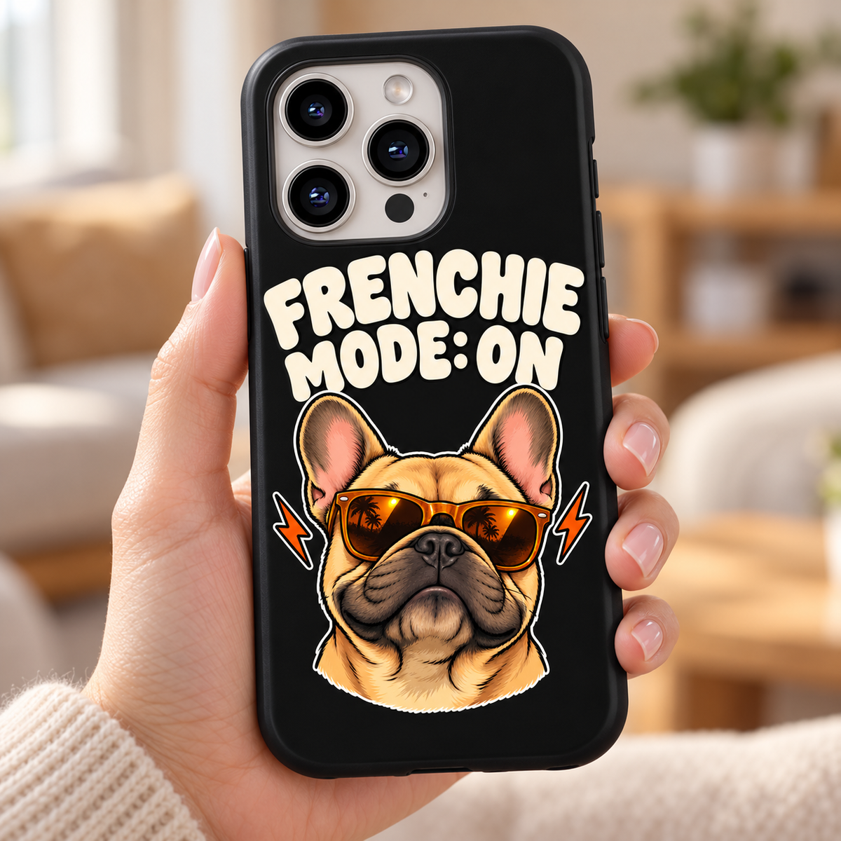 Approved main image: Frenchie Mode On Tough Phone Case