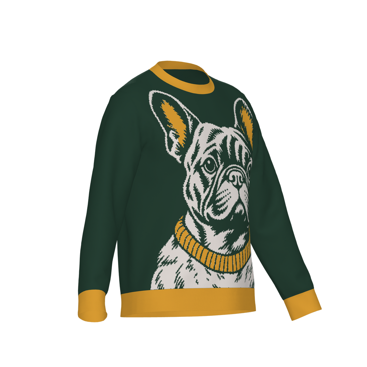 Frenchie human knit sweater 10 — square product view 5