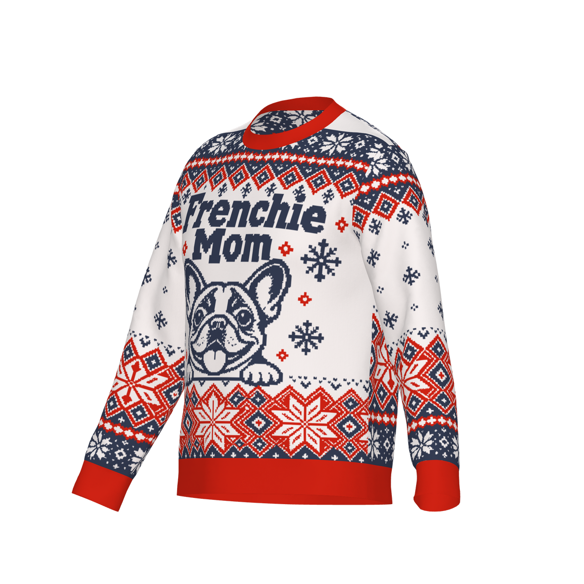 Frenchie human knit sweater 11 — square product view 2