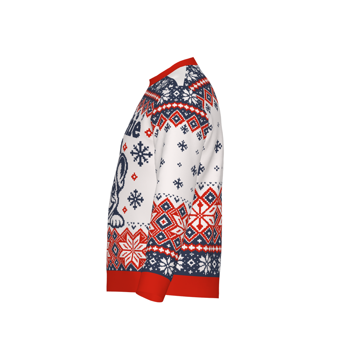 Frenchie human knit sweater 11 — square product view 3