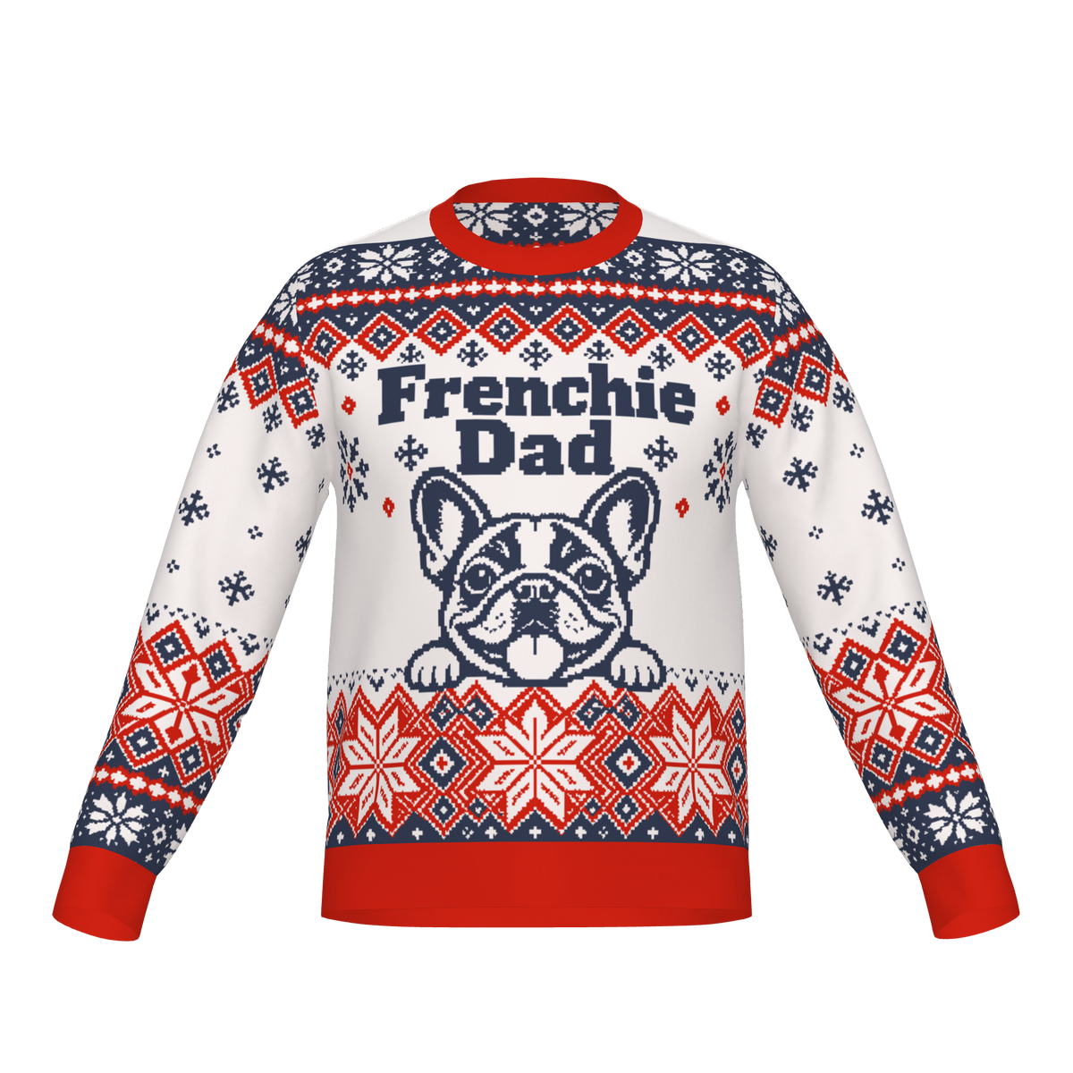 Frenchie human knit sweater 12 — square product view 1
