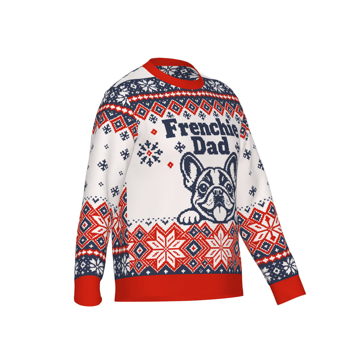 Frenchie human knit sweater 12 — square product view 5