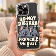 Approved main image: Do Not Disturb Frenchie Magnetic Phone Case