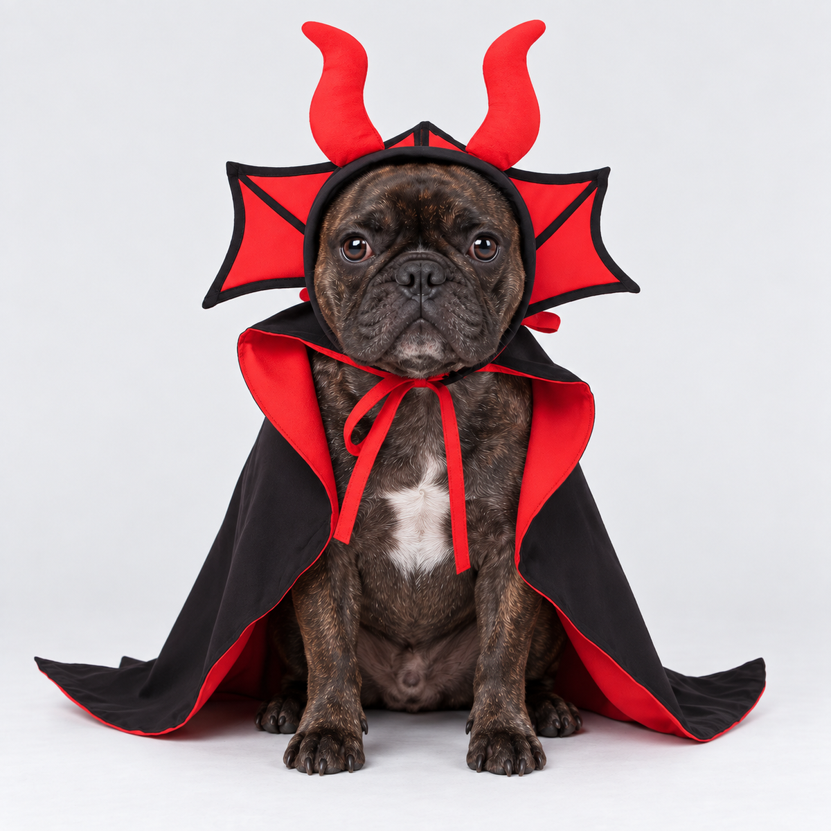 French Bulldog Vampire Halloween Costume
