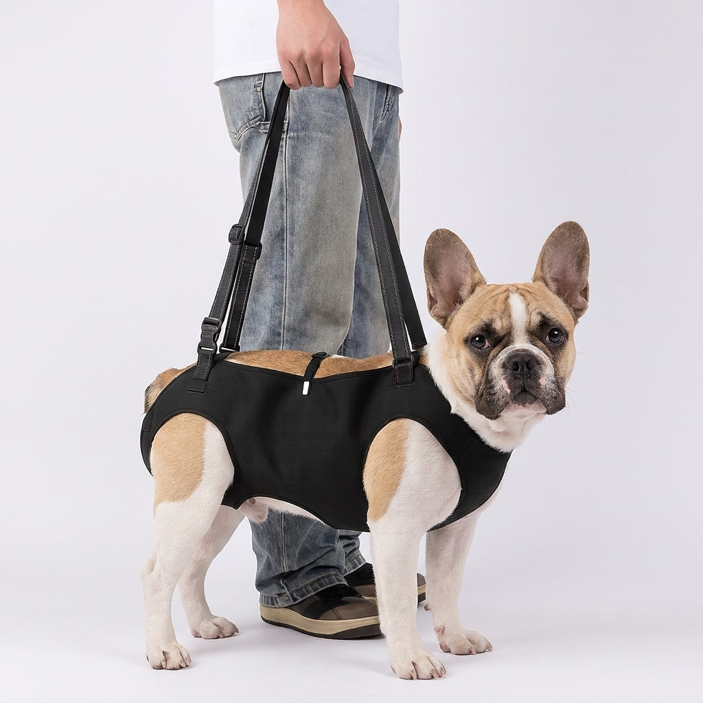 French Bulldog lift harness portable mobility support