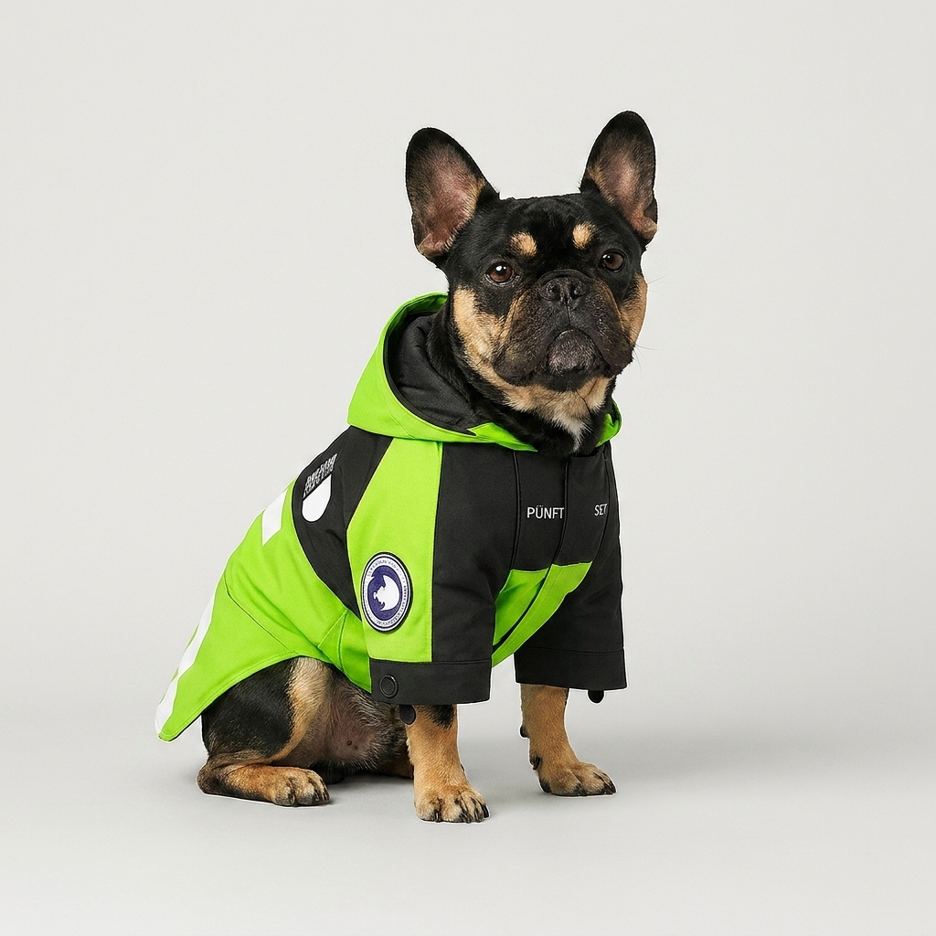 French Bulldog reflective sports weatherproof jacket