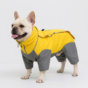 French Bulldog hooded lightweight rain jacket