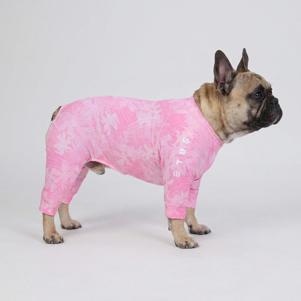French Bulldog sunsuit pajamas rash-guard suit