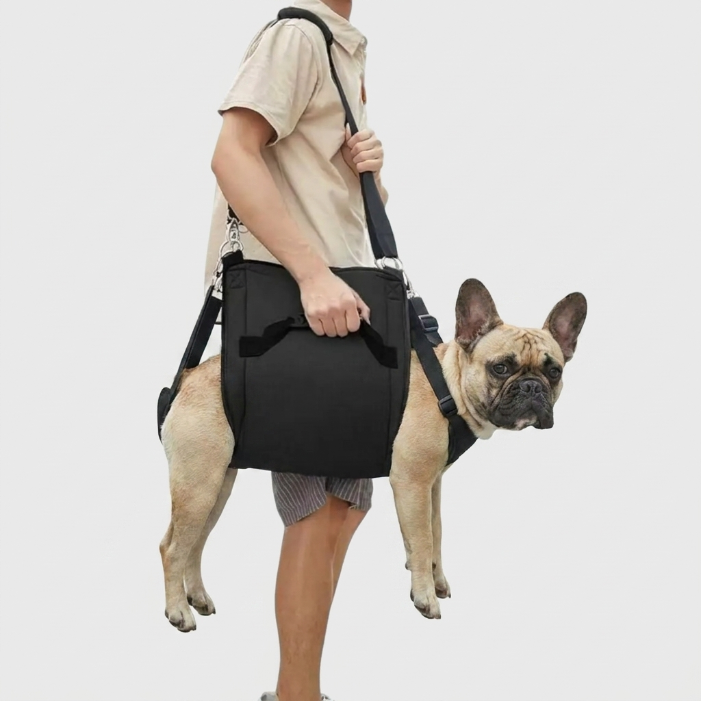 French Bulldog belly lift sling support carrier