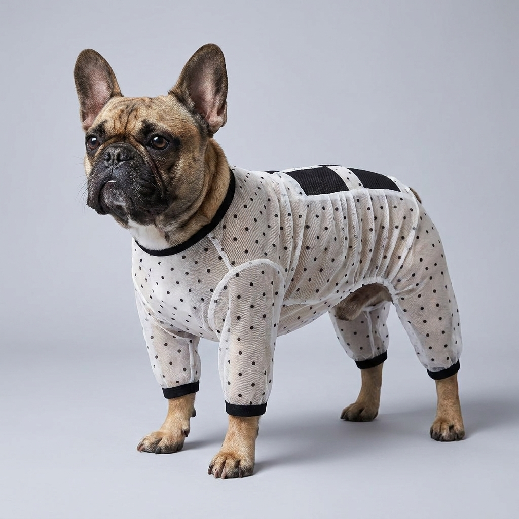 French Bulldog ultra-light waterproof rain suit jumpsuit