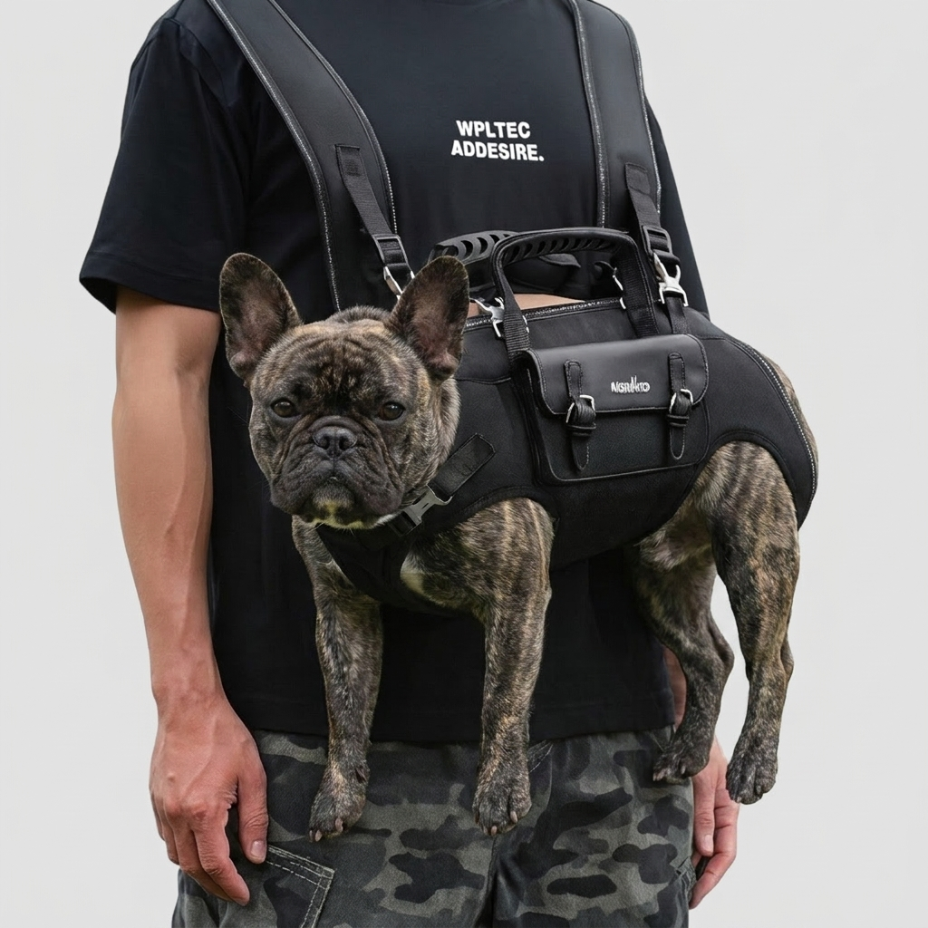 French Bulldog premium hands-free backpack carrier