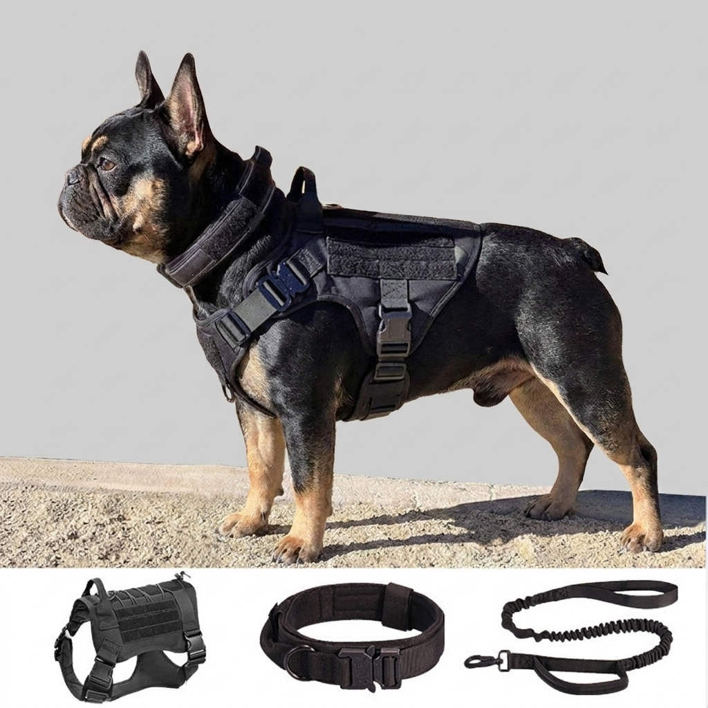 French Bulldog tactical vest set khaki
