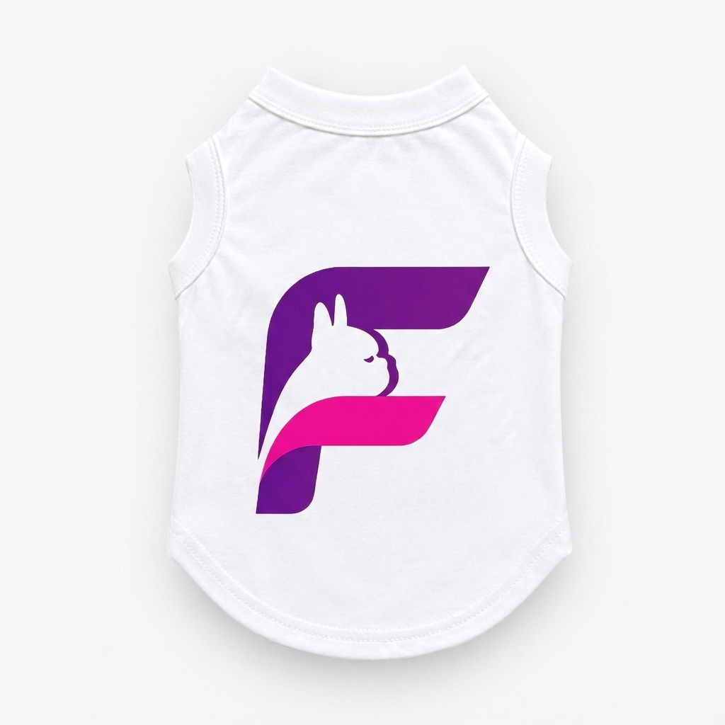French Bulldog WildBeach Tank white