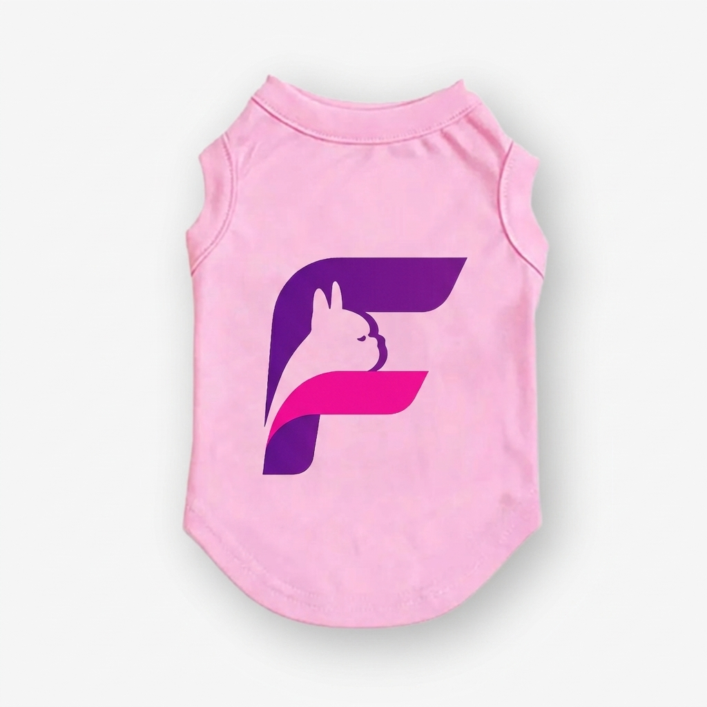 French Bulldog WildBeach Tank pink