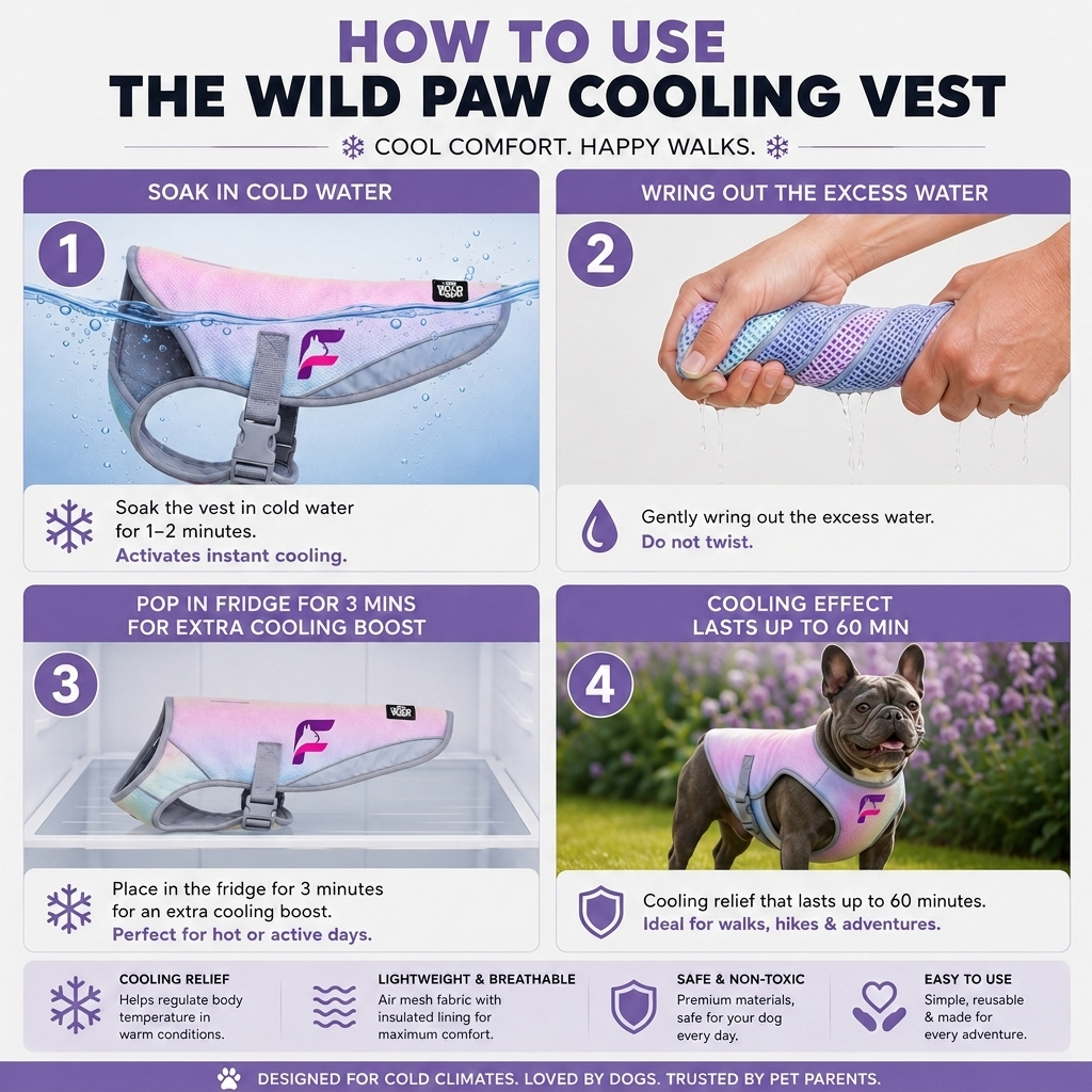 French Bulldog WildBreeze Cooling Vest