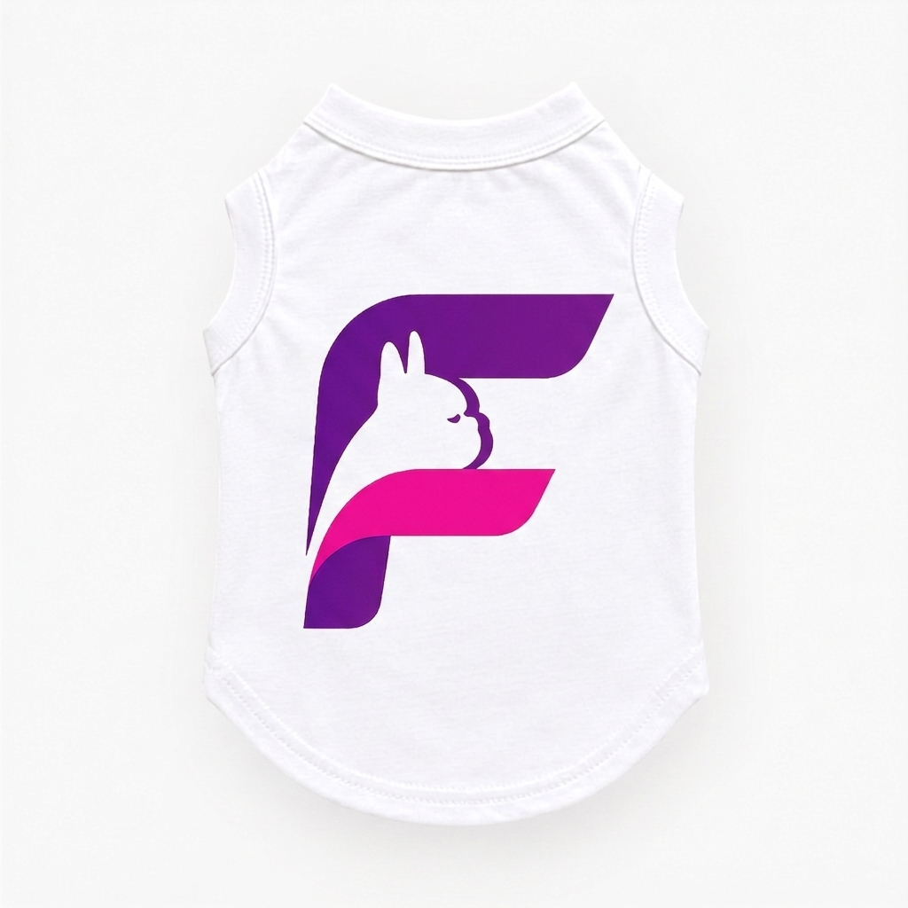 French Bulldog WildCamo Tank detail 2