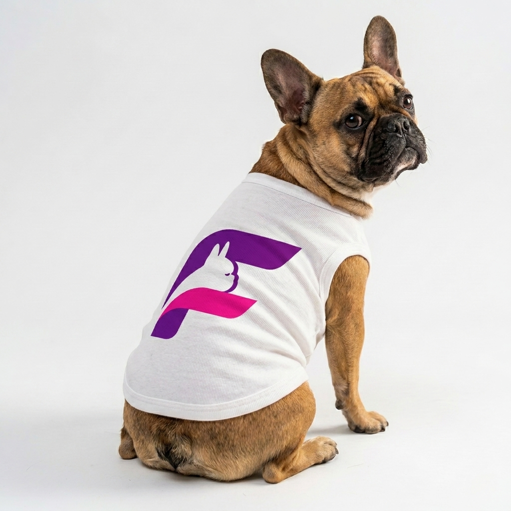 French Bulldog WildBeach Tank detail 1
