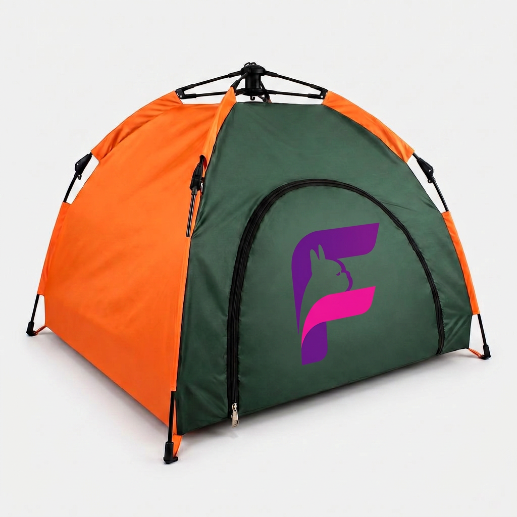 French Bulldog Stormbreak Tent 2