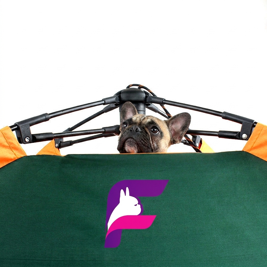 French Bulldog Stormbreak Tent 3
