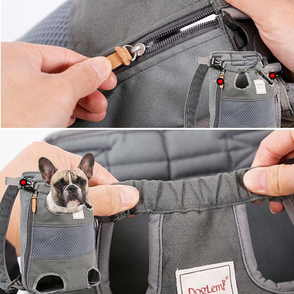 French Bulldog Carrier Backpack 3