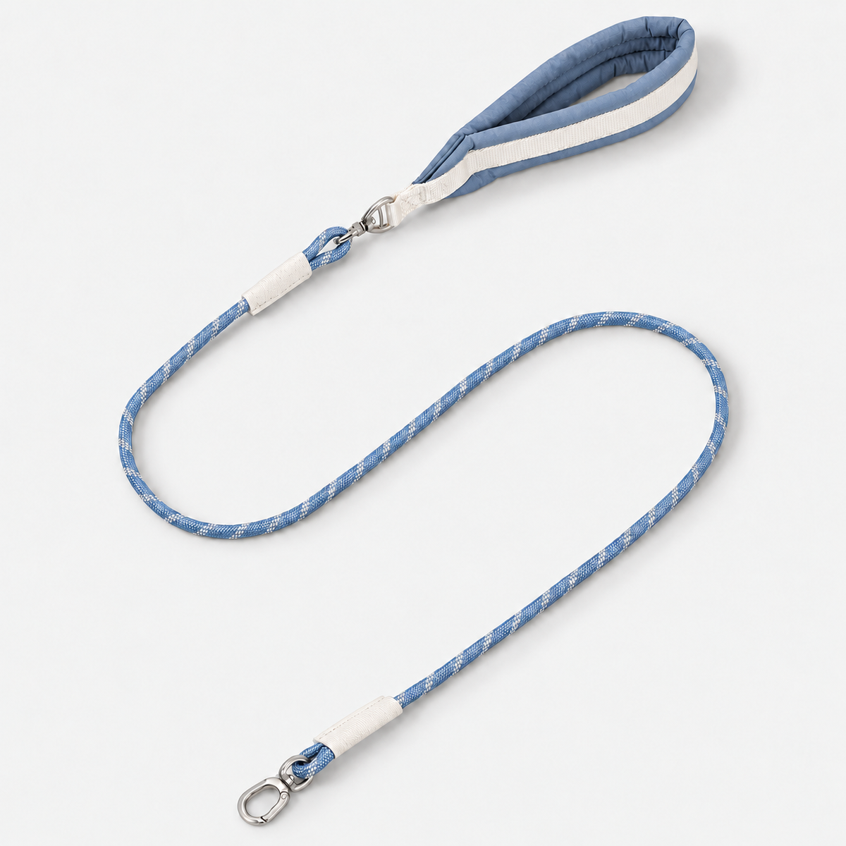 Lightweight French Bulldog Harness & Matching Leash — Blue – Leash product photo
